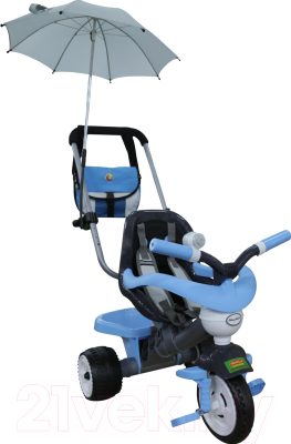 Трехколесный велосипед с ручкой Полесье Амиго №2 / 46918 - фото