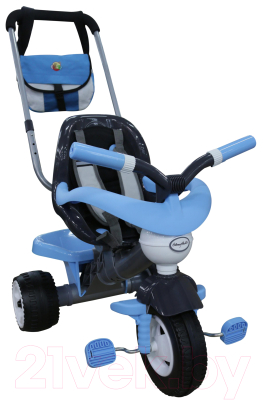 Трехколесный велосипед с ручкой Полесье Амиго №3 / 46697 - фото