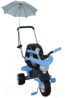 Трехколесный велосипед с ручкой Полесье Амиго №3 / 46932 - фото