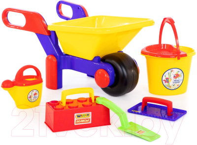 Тачка игрушечная Полесье №447 / 40077 - фото