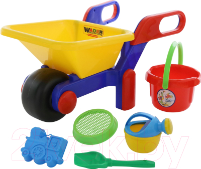 Тележка с игрушками для песочницы Полесье №455 / 41838 - фото