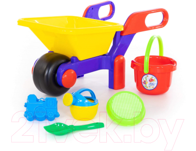 Тележка с игрушками для песочницы Полесье №455 / 41838