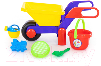 Тележка с игрушками для песочницы Полесье №455 / 41838