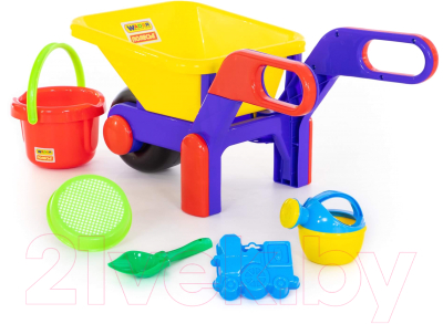 Тележка с игрушками для песочницы Полесье №455 / 41838