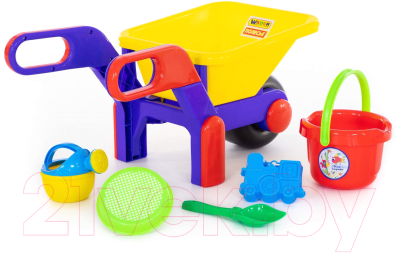 Тележка с игрушками для песочницы Полесье №455 / 41838