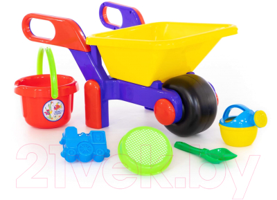 Тележка с игрушками для песочницы Полесье №455 / 41838
