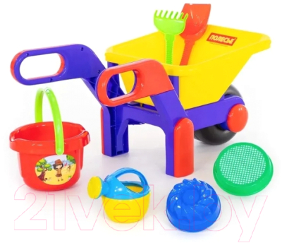 Тележка с игрушками для песочницы Полесье №544 / 54319