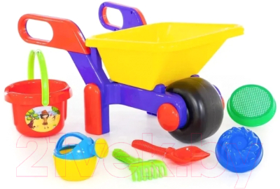 Тележка с игрушками для песочницы Полесье №544 / 54319