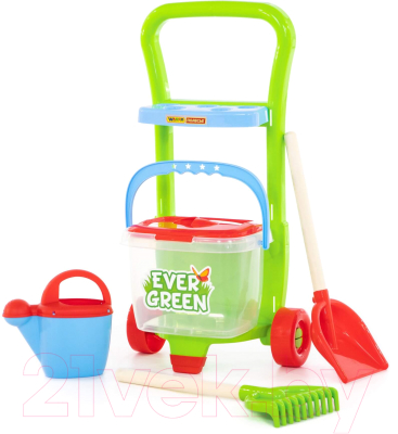 Тележка с инструментами игрушечная Полесье №395 Ever Green / 38418