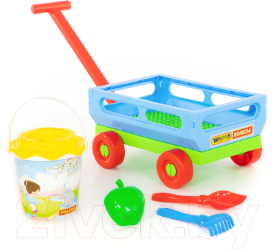 Тележка с игрушками для песочницы Полесье №420 / 38586