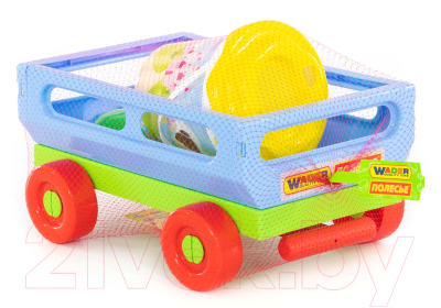 Тележка с игрушками для песочницы Полесье №420 / 38586