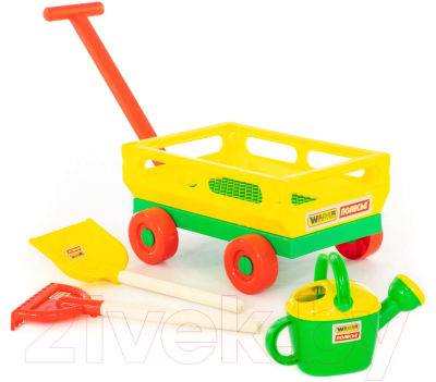 Тележка с игрушками для песочницы Полесье №482 / 45706