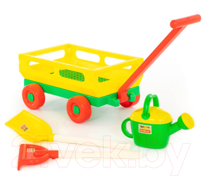 Тележка с игрушками для песочницы Полесье №482 / 45706
