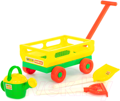 Тележка с игрушками для песочницы Полесье №482 / 45706