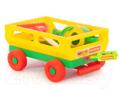 Тележка с игрушками для песочницы Полесье №482 / 45706
