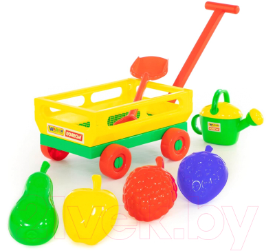 Тележка с игрушками для песочницы Полесье №483 / 45713