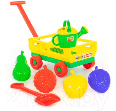 Тележка с игрушками для песочницы Полесье №483 / 45713