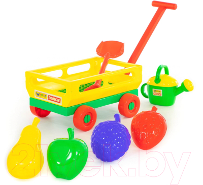 Тележка с игрушками для песочницы Полесье №483 / 45713