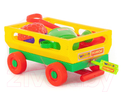 Тележка с игрушками для песочницы Полесье №483 / 45713