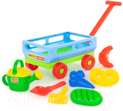 Тележка с игрушками для песочницы Полесье №484 / 45720