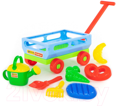 Тележка с игрушками для песочницы Полесье №484 / 45720