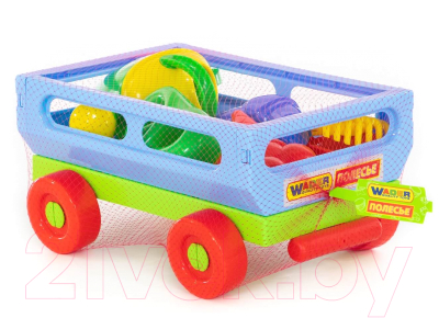 Тележка с игрушками для песочницы Полесье №484 / 45720