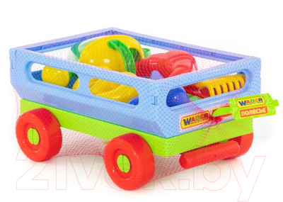 Тележка с игрушками для песочницы Полесье №484 / 45720