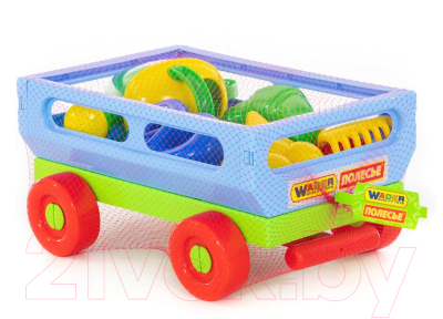 Тележка с игрушками для песочницы Полесье №484 / 45720