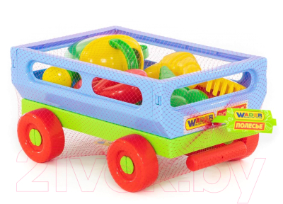 Тележка с игрушками для песочницы Полесье №484 / 45720