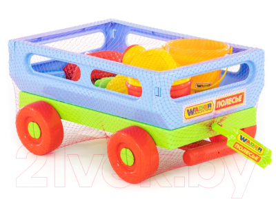 Тележка с игрушками для песочницы Полесье №487 / 45751