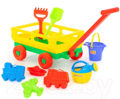 Тележка с игрушками для песочницы Полесье №488 / 45768