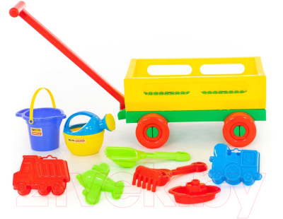 Тележка с игрушками для песочницы Полесье №488 / 45768