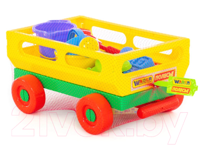 Тележка с игрушками для песочницы Полесье №488 / 45768