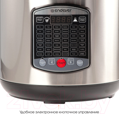 Мультиварка Endever Vita 90 (черный/сталь)