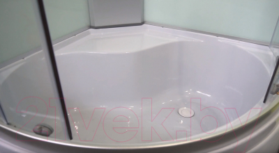 Душевая кабина Coliseum Simple T-80 (белый/матовое стекло)