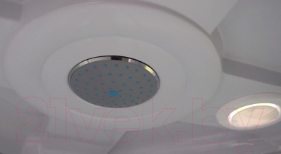 Душевая кабина Coliseum Simple T-80 (белый/матовое стекло)