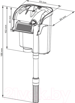 Фильтр для аквариума Aquael Versamax Fzn-Mini Eu / 113175