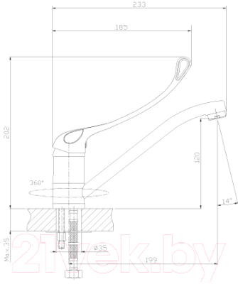 Смеситель Rossinka Silvermix Y35-25