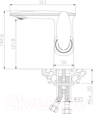 Смеситель Rossinka Silvermix RS30-11B
