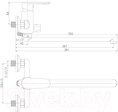 Смеситель Rossinka Silvermix RS32-32