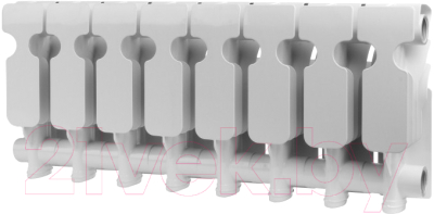 Радиатор алюминиевый Rommer Plus 200 (2 секции)