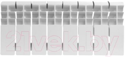 Радиатор алюминиевый Rommer Plus 200 (2 секции)