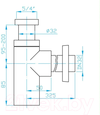 Сифон Plast Brno EMCR003
