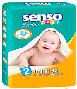 Подгузники детские Senso Baby Ecoline Mini 2 - фото