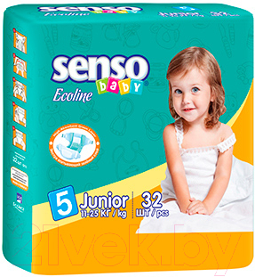 Подгузники детские Senso Baby Ecoline Junior 5 - фото