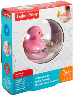 Игрушка для ванной Fisher-Price Веселая уточка / DVH21/DRD82