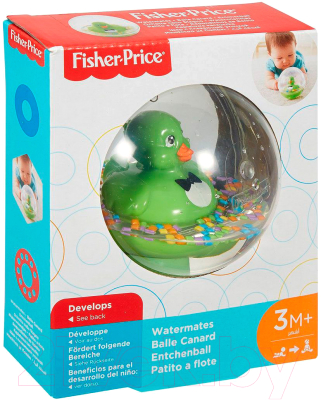 Игрушка для ванной Fisher-Price Веселая уточка / DVH21/DVH73