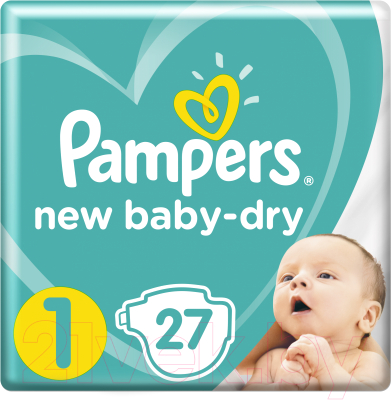 Подгузники детские Pampers New Baby-Dry 1 Newborn - фото