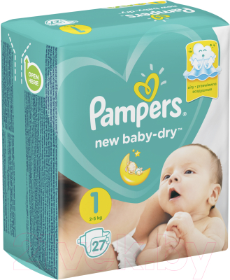 Подгузники детские Pampers New Baby-Dry 1 Newborn