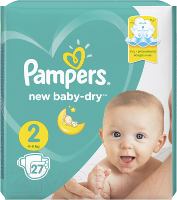 Подгузники детские Pampers New Baby-Dry 2 Mini